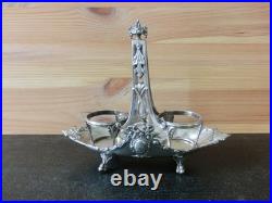 Cardeilhac Monture De Serviteur Argent Massif Poincon Minerve