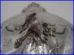 Cardeilhac Rare Bouillon Argent Vermeil Poincon Minerve Decor Louis XV