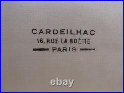 Cardeilhac Rare Suite 12 Moussoirs Chamapgne Vermeil Poincon Sanglier Coffret