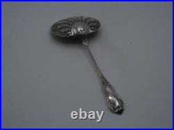 Caron Pelle A Fraises En Argent Massif Poincon Minerve Decor Louis XV