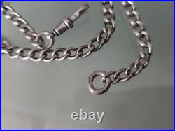 Chaine Argent Massif de Montre à Gousset Poinçon Lion Passant Fin XVIII ème