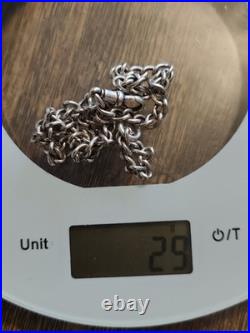 Chaine Argent Massif de Montre à Gousset Poinçon Lion Passant Fin XVIII ème