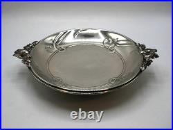Christofle Rare Coupe En Argent Massif Poincon Minerve 1 Er Titre Art Nouveau