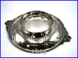 Christofle Rare Coupe En Argent Massif Poincon Minerve 1 Er Titre Art Nouveau