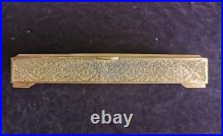 Coffret ancien en argent massif Perse poinçon 84 époque Resa Shah