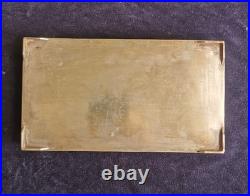 Coffret ancien en argent massif Perse poinçon 84 époque Resa Shah