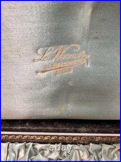 Coffret de service à poisson en argent massif poinçon Minerve