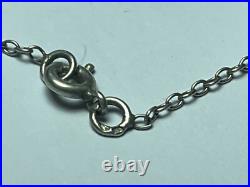 Collier Argent D'ép. Napoleon III Serti Onyx Taille Brillant Poinçon Hure Silver