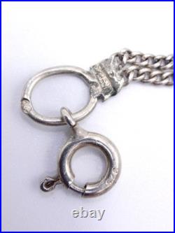 Collier Art Nouveau en argent Massif et Pierres Poinçon Argent XXeme