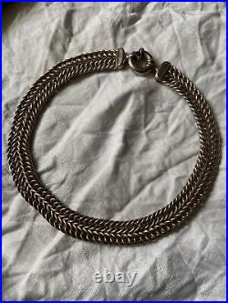 Collier En Argent Massif 925 S Cour O Poinçon Ras Du? Coup