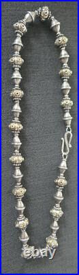 Collier Filigrane Argent Massif Poinçon Minerve 925 Berbère Ethnique