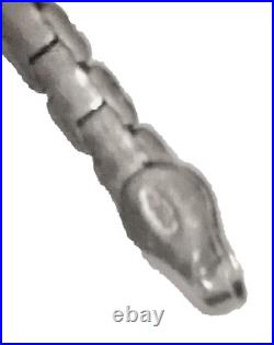 Collier, chaine moderne en argent massif poinçonnée 925 et poinçon orfèvre N°1 Collier, chaine moderne en argent massif poinçonnée 925 et poinçon orfèvre N°1