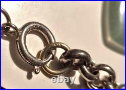 Collier en argent massif et pierres poinçon minerve