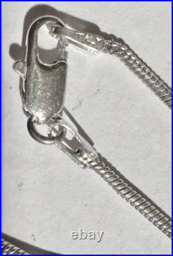 Collier pendentif Argent Massif Bijou Créateur signé Georg Jensen & poinçonné