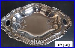 Corbeille en Argent Massif Poinçons titre Crabe et G. H. XIXÈME/ 372g
