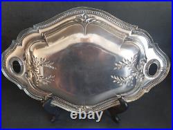 Corbeille en Argent Massif Poinçons titre Crabe et G. H. XIXÈME/ 372g