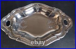 Corbeille en Argent Massif Poinçons titre Crabe et G. H. XIXÈME/ 372g