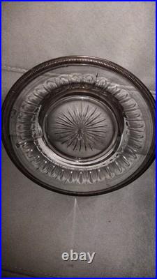 Coupe A Fruits Argent Massif Cristal Poincon Minerve 1 Er Titre Decor Perles