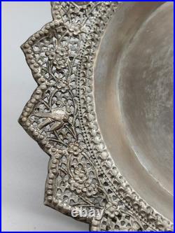 Coupe Sur Piédouche Métal Argenté Ou Argent Bas Titre Poinçon À Identifier Chine Coupe Sur Piédouche Métal Argenté Ou Argent Bas Titre Poinçon À Identifier Chine