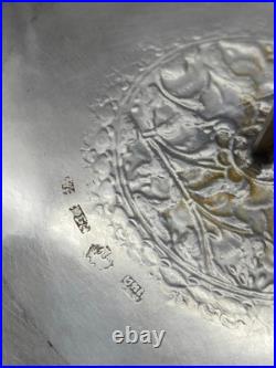 Coupe Sur Piédouche Métal Argenté Ou Argent Bas Titre Poinçon À Identifier Chine Coupe Sur Piédouche Métal Argenté Ou Argent Bas Titre Poinçon À Identifier Chine