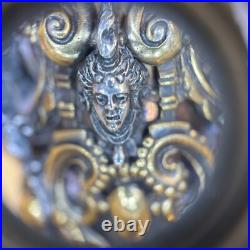 Coupe Tazza argent minerve vermeil, XIXème Neo Renaissance poinçon à déchiffrer