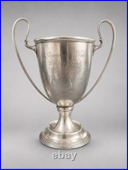 Coupe de récompense ancienne en argent massif Poinçons anglais 1928