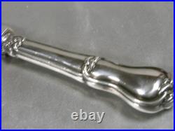 Couteau De Table A Fruit Lame Manche Argent Massif Poinçon Minerve Knife
