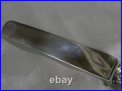 Couteau De Table A Fruit Lame Manche Argent Massif Poinçon Minerve Knife