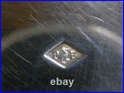 Couteau De Table A Fruit Lame Manche Argent Massif Poinçon Minerve Knife