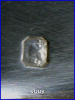 Couteau De Table A Fruit Lame Manche Argent Massif Poinçon Minerve Knife