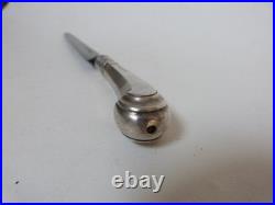 Couteau argent massif XVIIIeme crosse France Flandres poinçon