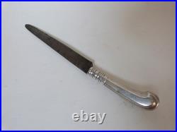Couteau argent massif XVIIIeme crosse France Flandres poinçon