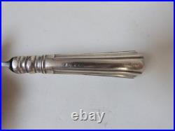 Couteau argent massif XVIIIeme crosse France Flandres poinçon