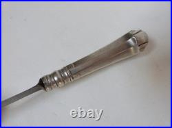 Couteau argent massif XVIIIeme crosse France Flandres poinçon