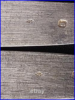 Couteaux a fruits x 12 Argent massif (lame et manche) poinçon Minerve XIXème Couteaux a fruits x 12 Argent massif (lame et manche) poinçon Minerve XIXème