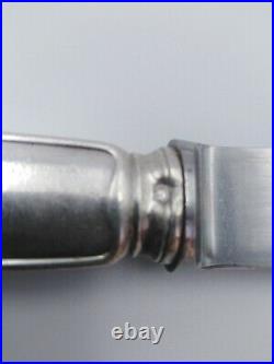 Couteaux de table argenterie Christofle argent massif minerve ménagère silver