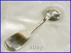 Couvert Cuillère Argent Massif Poinçon Vieillard Silver Uni Plat Spoon