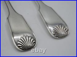 Couvert De Bapteme Argent Massif Origine France Poincon Minerve Coquille