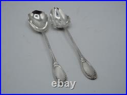 Couvert De Service A Salade 2 Pieces Argent Massif Poincon Minerve