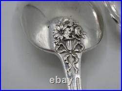 Couvert De Service A Salade 2 Pieces Argent Massif Poincon Minerve