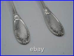 Couvert De Service A Salade 2 Pieces Argent Massif Poincon Minerve
