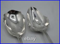 Couvert De Service A Salade 2 Pieces Argent Massif Poincon Minerve