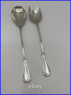 Couvert De Service A Salade Argent Massif Poincon Minerve 1 Er Titre