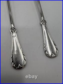 Couvert De Service A Salade Argent Massif Poincon Minerve 1 Er Titre