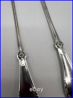 Couvert De Service A Salade Argent Massif Poincon Minerve 1 Er Titre