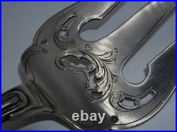Couverts De Service A Poisson Argent Massif Poincon Minerve Decor Coquille