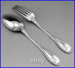 Couverts En Argent Massif Poinçon Minerve 1er titre époque XIXème poids 100 G