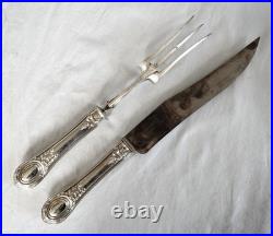 Couverts de service style Louis XVI argent massif poinçon Minerve Couverts de service style Louis XVI argent massif poinçon Minerve