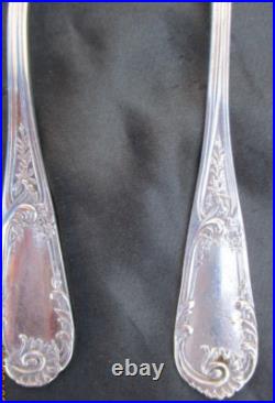 Couverts enfant argent massif cuillere argent fourchette argent poinçon minerve