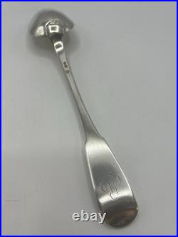 Cuillere A Ragout Argent Massif Poincon Coq Paris 1809 Modele Uni-plat